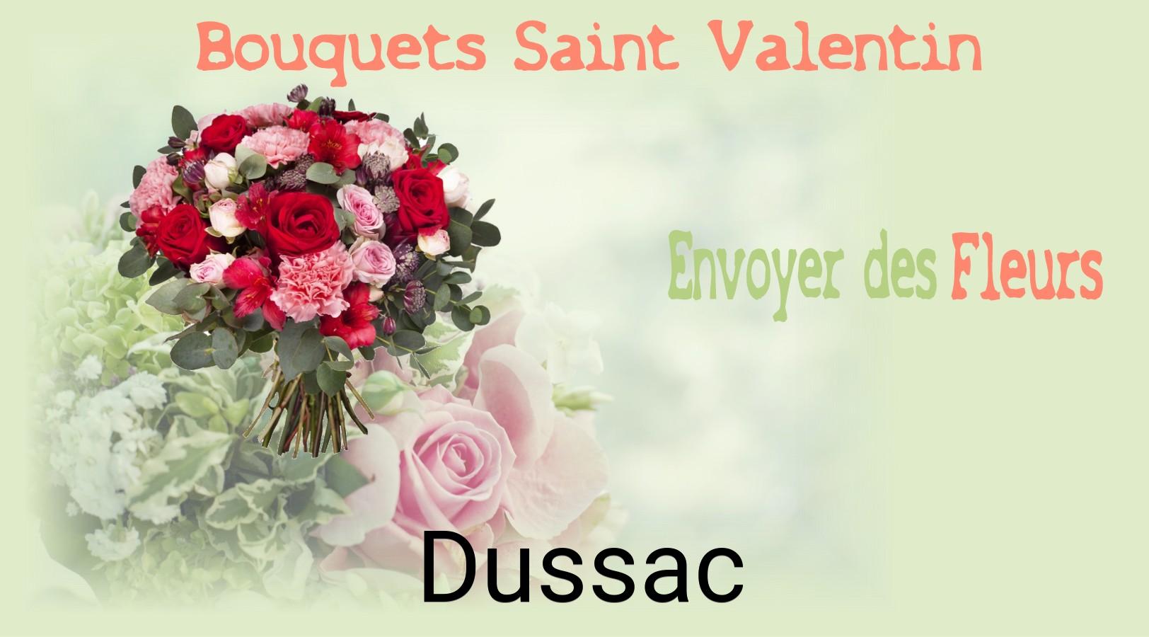Roses de Saint-Valentin livrées à Dussac